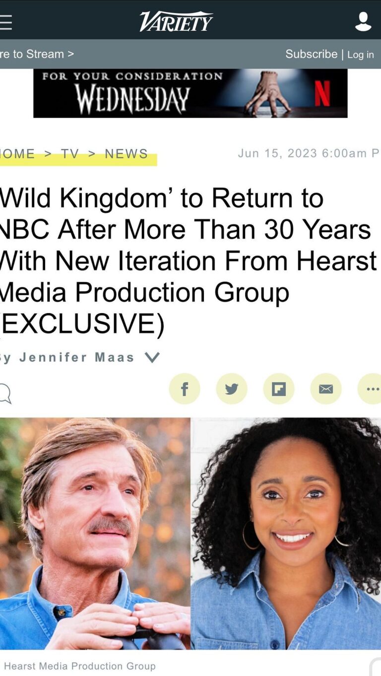 Rae Wynn-Grant Instagram - Dreams do come true. The nature show that inspired me as a kid is coming back @nbc & asked me to join as co-host. I heard 30 years of “no” and today was the first “yes.” Let’s go @wildkingdomtv @peterwgros @hearstmpg #ProtectingTheWild