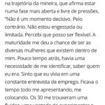 Rafa Kalimann Instagram - uma matéria muito especial pra @voguebrasil ✨ “A chegada aos 30 deu uma movimentada na trajetória da mineira, que afirma estar numa fase mais aberta e livre de pressões. "Não é um momento decisivo. Pelo contrário. Não estou engessada ou limitada. Percebi que posso ser flexível. A maturidade me deu a chance de ser as diversas mulheres que existem dentro de mim. Pouco tempo atrás, havia uma necessidade de me identificar, saber quem eu era. Sinto que eu vivia em uma constante entrevista de emprego. Ficava o tempo todo me apresentando, me colocando. Os 30 me trouxeram uma fluidez, uma vontade de experimentar o novo."”