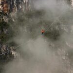 Rafael Bridi Instagram - Dancing Clouds It is without a doubt the best way to describe the magic of this place. When we planned to make this highline during the @djiglobal launch recordings in Urubici, our main objective was to portray a highline crossing between the clouds, but with the condition of viewing the athlete and the magnitude of the place. There were several days visiting the location and taking advantage of other places around so we could choose the day with the greatest probability. We ended up starting the rigging and the whole production with a super clean day. Gradually we noticed the formation of clouds, in the distance, towards the south of the mountain range. It was a matter of an hour and the distant clouds approached the highline and began to fill the canyon. At this moment @nathanmcbride, who was piloting the drone, was already familiar with the vertical cliffs, thus managing to record this eye-popping image at a time when I was flirting with the clouds and the imminence of the absence of visibility Another day in which the actions were well executed, thus managing to take advantage of this combination of events for an impressive result #santacatarina #aventurassc #highline #slacklining #balancecommunity #outsideculture #lifeofadventure #trilhando #theoriginalgasters #visualoftheearth #turismonosul #exploretocreate #urubici #descubrasc #thegreatoutdoors #voyaged #droneoftheday #fromwhereidrone #trilhandotrilhas #stayandwander #optoutside #discoverearth #earthfocus #santacatarina