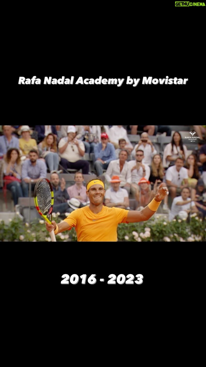 Rafael Nadal Instagram - RNA 2016 - 2023: VAMOS‼️ 🔹Siete años compartiendo una PASIÓN. 🔹Siete años ENTRENANDO SUEÑOS. 🔹Siete años de trabajo, esfuerzo e ILUSIÓN. 🔹Siete años creciendo juntos. VAMOS‼️ Rafa Nadal Academy