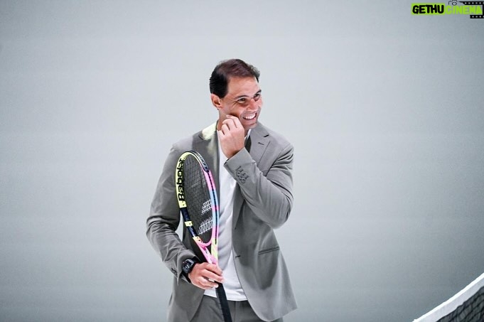 Rafael Nadal Instagram - Yesterday in Madrid I lived one of those special days… Our next move together is larger-than-life! The amazing KIA EV9 is my new way to love on the road - and I can’t wait till you see how we’re reshaping movement on the tennis court too… Thanks @kia.worldwide Madrid, Spain