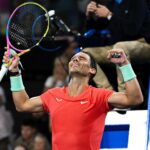 Rafael Nadal Instagram - Great night in Brisbane. Very happy for the win and into the quarterfinals tomorrow. Thanks to an amazing crowd and all the support around the world. Vamos ! 💪🏻 #brisbanetennis Brisbane, Queensland, Australia