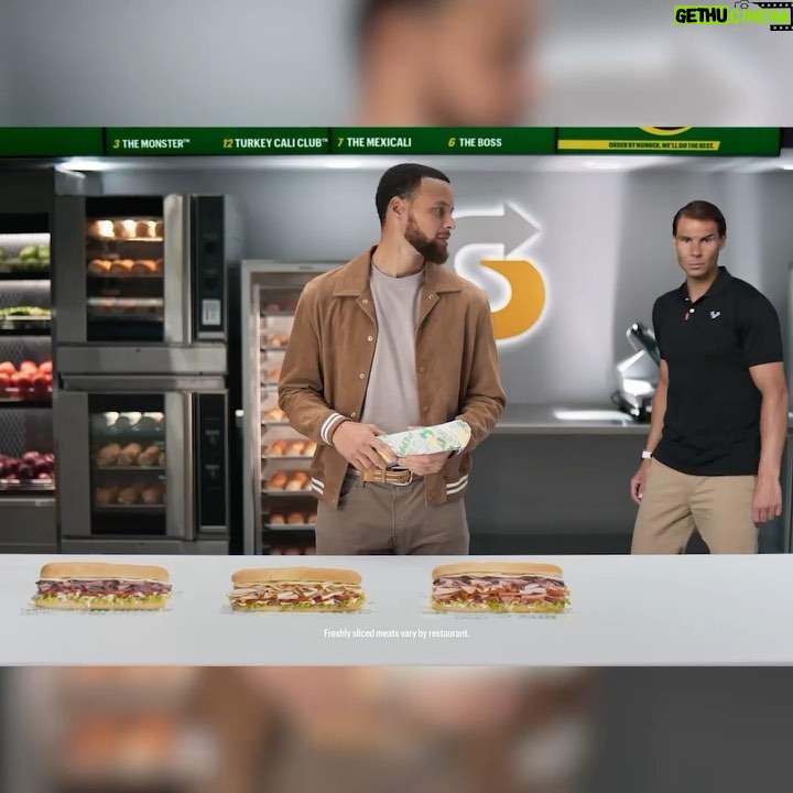 Rafael Nadal Instagram - I can’t believe I admitted that… 😉 Swipe for the slices in question ➡️ #SubwayPartner @subway Rafa Nadal Academy