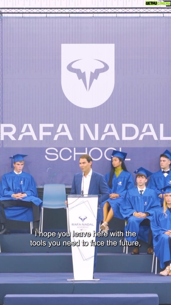 Rafael Nadal Instagram - Graduation days are always special at @rafanadalacademy & @rafanadal_school! 😊 Rafa Nadal Academy