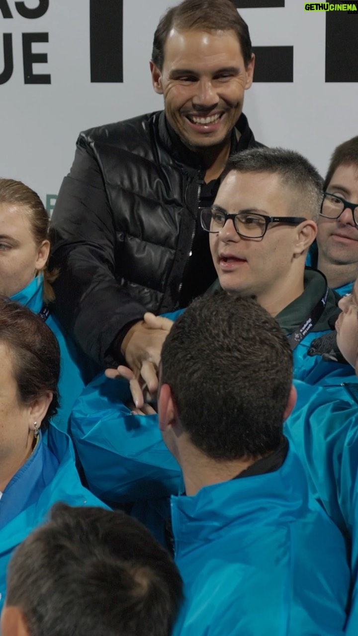 Rafael Nadal Instagram - ¡Comienza el VIII Encuentro Nacional Más Que Tenis organizado por la @frnadal y @specialolympicsesp , con apoyo de @santander_es en la @rafanadalacademy!🎾🎾🎾 Los más de 80 deportistas con discapacidad intelectual de las diferentes escuelas Más Que Tenis que tenemos en toda España competirán este fin de semana y compartirán momentos muy especiales juntos.♥️ Gracias @rafaelnadal por acompañarnos en la ceremonia de inauguración y dedicarnos unas palabras tan inspiradoras. ¡VAMOS!💪🏽 … The VIII National More Than Tennis Meeting organized by @frnadal and @specialolympicsesp with the support of @santander at the @rafanadalacademy has started!🎾🎾🎾 Over 80 athletes with intellectual disabilities from various More Than Tennis schools across Spain will compete this weekend and share very special moments together.♥️ Thank you, @rafaelnadal , for joining us at the opening ceremony and dedicating such inspiring words to us. LET’S GO!💪🏽 #fundacionrafanadal #RafaNadal #SpecialOlympics #Tenis #discapacidad #RafaNadalFoundation #Tennis #Disability #S port #Mallorca Rafa Nadal Academy