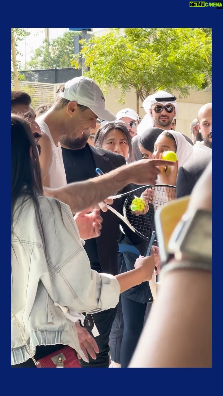 Rafael Nadal Instagram - Cool moments of the legend @rafaelnadal practicing on his courts with @arthur.fils @rafanadalacademykuwait the champions hub #الكويت_تستاهل_أكثر #مجموعة_التمدين #الكويت #تنس #رياضة #عمار_يا_كويت #خيرنا_في_بلدنا #نفي_بوعدنا #kuwait #rafaelnadal #academy #tennisacademy #tamdeengroup #champions #rafaelnadal #tennis #nadal #tennisplayer #tennislife #tenis #tenniscourt #instatennis #tennispro #tennislove #grandslam #kuwaitdeservesmore #fortheloveofthegam #deliverthepromise Rafa Nadal Academy Kuwait