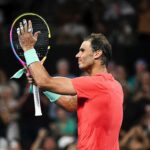 Rafael Nadal Instagram - Great night in Brisbane. Very happy for the win and into the quarterfinals tomorrow. Thanks to an amazing crowd and all the support around the world. Vamos ! 💪🏻 #brisbanetennis Brisbane, Queensland, Australia