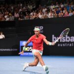 Rafael Nadal Instagram - Great night in Brisbane. Very happy for the win and into the quarterfinals tomorrow. Thanks to an amazing crowd and all the support around the world. Vamos ! 💪🏻 #brisbanetennis Brisbane, Queensland, Australia