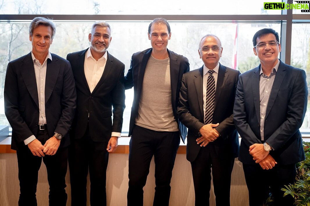 Rafael Nadal Instagram - Hi all. Had a great time today at the European Convention of @infosys in Vienna. Short stay in that beautiful city but always worth a visit as well. Vienna, Austria