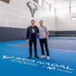 Rafael Nadal Instagram - 👋🏼 Hi, @rogerfederer! ☺️ Welcome back to the @rafanadalacademy! 🏡 Rafa Nadal Academy