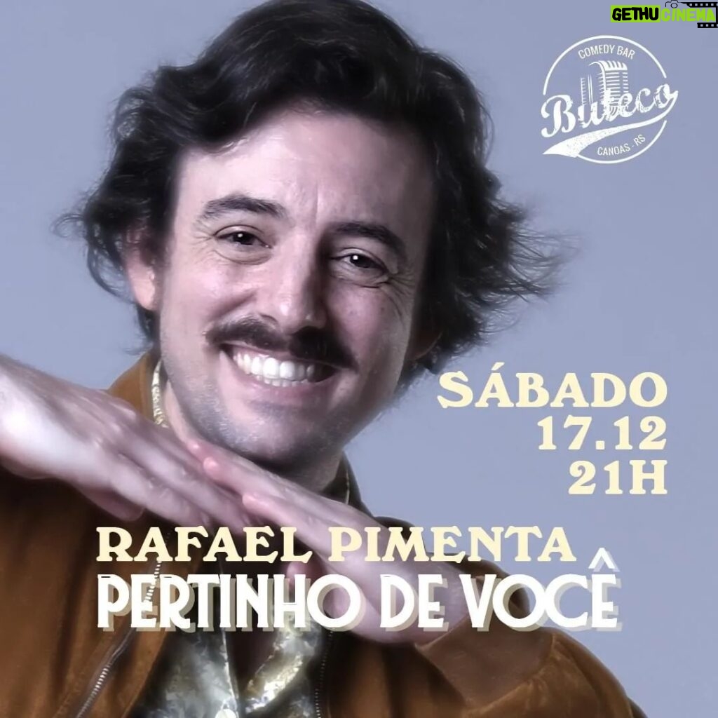Rafael Pimenta Instagram - NÃO É FAKENEWS! Dia 17, às 21h, eu estreio meu show solo no @butecocomedyoficial em Canoas-RS. Link na bio.