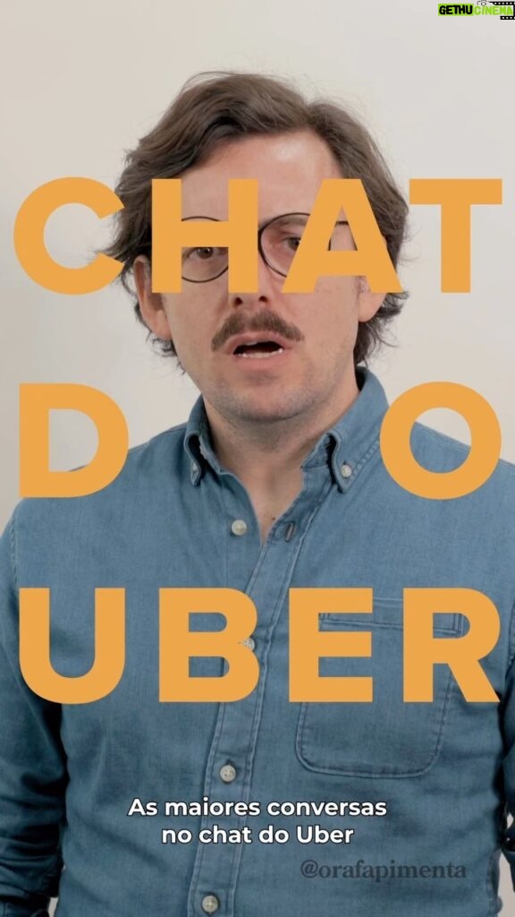 Rafael Pimenta Instagram - As maiores conversas no chat do Uber de todos os tempos! Já teve alguma interação…estranha nesse app? Deixa nos comentários! #rafaelpimenta #humor #comédia #Uber