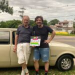 Rafael Pimenta Instagram - Começaram as gravações de NEM LÁ, NEM CÁ - longa metragem que escrevi com @tatiananequete e @lisandroleesantos Direção da Tati e produção @bacteriafilmes @druzina_content @ziriguitoon @ieciners Hj tive a oportunidade de contracenar com o grande Clemente Viscaíno, @haylinevitoria e a @danutazaghetto ❤️ #nemlánemcá #nlnc Serraria - Porto Alegre, RS