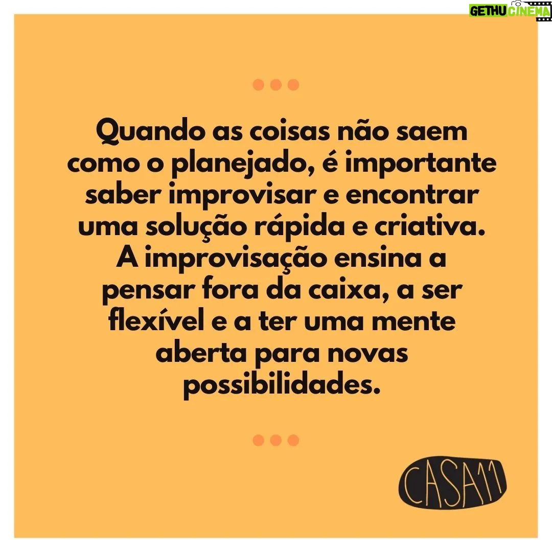 Rafael Pimenta Instagram - Com técnicas e exercícios divertidos, você pode aprender a improvisar de forma espontânea e confiante. Aproveite a chance de aprender a improvisar e desenvolver habilidades valiosas para a vida! Inscreva-se agora no workshop de improvisação com Rafael Pimenta na Casa 11 nos dias 14, 15 e 16/4. Não perca essa oportunidade única de se divertir enquanto aprende a lidar com o inesperado e desenvolve sua criatividade e trabalho em equipe. 🎭 Workshop de Improviso 14, 15 e 16 de Abril sexta das 19:30 às 10:30 sábado e domingo das 14:00 às 18:30 Para mais informações acesse nosso site, www.casa11.com.br (tem link direto pra ele na descrição do nosso perfil), chame a gente no whatsapp (11) 93474 2015 ou fale pra gente aqui nos comentários que você tem interesse que a gente te chama para mais detalhes 🙃 #casa11 #palhaço #escoladeteatro #palhaçaria #narizvermelho #clown #cursodeteatro #cursodepalhaço #comédia #humor #palhacese #improviso #WorkshopDeImproviso #RafaelPimenta