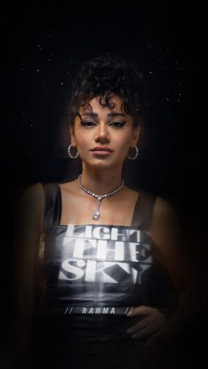 Rahma Riyad Instagram - Ready to #LightTheSky ✨?

#FIFAWorldCup official soundtrack is out now on all platforms 🔥

#رحمه_رياض_كأس_العالم

#RahmaRiad | #رحمة_رياض
