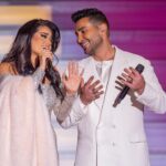 Rahma Riyad Instagram - تجربة رائعة استمتعت بيها هواي مع النجم المصري أحمد سعد، في ليلة لا تنسى من حفل #JoyAwards ✨ ‏ What an unforgettable night 😍!! It was a wonderful experience I had with the Egyptian artist Ahmed Saad at the #JoyAwards ✨ Styled by @cedrichaddad Dress by @labourjoisie Hairstyle by @salon.andregureghian Makeup by @zeinaibrahim_beauty @mbc1 | @gea_saudi | @riyadhseason ‏#RahmaRiad | #رحمة_رياض Riyadh, Saudi Arabia