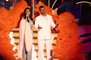 Rahma Riyad Instagram - تجربة رائعة استمتعت بيها هواي مع النجم المصري أحمد سعد، في ليلة لا تنسى من حفل #JoyAwards ✨

‏

What an unforgettable night 😍!!

It was a wonderful experience I had with the Egyptian artist Ahmed Saad at the #JoyAwards ✨ 

Styled by @cedrichaddad 
Dress by @labourjoisie 
Hairstyle by @salon.andregureghian 
Makeup by @zeinaibrahim_beauty 

@mbc1 | @gea_saudi | @riyadhseason 

‏#RahmaRiad | #رحمة_رياض