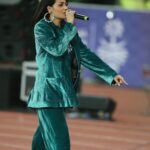 Rahma Riyad Instagram - ويبقى #العراق شامخًا عاليًا أبد الدهر 🇮🇶 فخورة بإني ابنة هذا البلد العظيم، وسعيدة جدًا بمشاركتي بين هلي وناسي في هكذا حدث رياضي مشرف يليق بعراقنا الحبيب وصورته المشرقة ومنها للأعلى.. #خليجي_25_بصراوي #البصرة | #خليجي25 #رحمة_رياض | #RahmaRiad Basra, Iraq