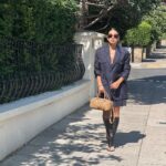 Rahma Riyad Instagram - Living my @miumiu world 🪁 #RahmaRiad | #رحمة_رياض | #MiuArcadie London, United Kingdom