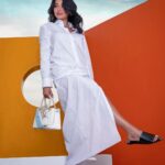 Rahma Riyad Instagram - Our love is white and blue. Find the color of your love with the new #PradaGalleria @prada اختاروا لونكم المفضل من مجموعة برادا الجديده 🤍💙 #RahmaRiad | #رحمة_رياض Baghdad, Iraq