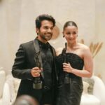 Rajkummar Rao Instagram - 😍❤️Such a wonderful evening it was. So many deserving people got the awards. Was truly happy to see #Vadh winning some important awards and #Badhaai to @aliaabhatt for her big win. Truly deserving. @filmfare