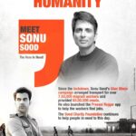 Rajkummar Rao Instagram - This week, we honour the #HeroesOfHumanity who inspire us to do better! @sonu_sood was one such hero who became the beacon of hope for the people left stranded without food, shelter and a safe way home. Witness the untold story of one man's courageous fight for humanity. #Bheed, in cinemas on 24th March 2023. Image Courtesy: @sonu_sood Source of information: Sood Charity Foundation @anubhavsinhaa #PankajKapur @bhumipednekar @ashutosh_ramnarayan @diamirzaofficial @kkamra @virendrasaxenna07 #AdityaSrivastava @sushilpandeyofficial @karanpandittoday @benarasmediaworks @dhrubdubey @sagarrshirgaonkar @castingchhabra @Aafilms.official @reliance.entertainment