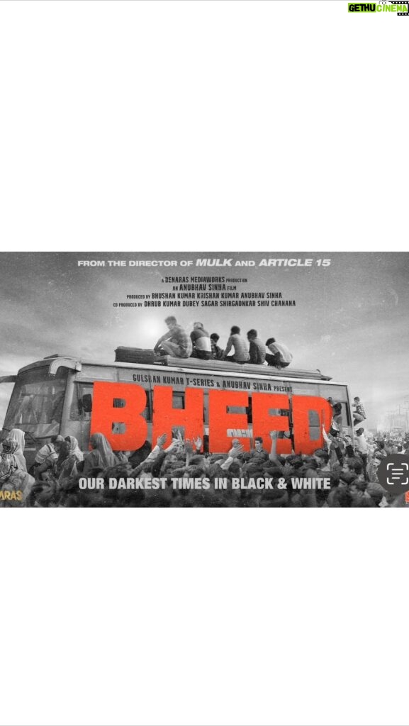 Rajkummar Rao Instagram - Hum kahaani bata rahe hai uss waqt ki jab batwara desh mein nahi, samaaj mein hua tha. #Bheed, a story of the darkest times, in black and white. Releasing in cinemas on 24th March 2023. #BheedInBlackAndWhite @anubhavsinhaa #PankajKapur @bhumipednekar #BhushanKumar @ashutosh_ramnarayan @diamirzaofficial @kkamra @virendrasaxenna07 #AdityaSrivastava @sushilpandeyofficial @karanpandittoday @tseriesfilms @benarasmediaworks @dhrubdubey @sagarrshirgaonkar @shivchanana @castingchhabra @Aafilms.official @reliance.entertainment