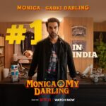 Rajkummar Rao Instagram - THANK YOU 🙏❤️❤️ #MonicaOMyDarling is NOW STREAMING only on @netflix_in . @iamhumaq @radhikaofficial @sukantgoel @sikandarkher #BagavathiPerumal @zaynmarie @akansharanjankapoor @MatchboxShots @vasanbala @netflix_in #YogeshChandekar @sanjayroutraymatchbox @saritagpatil @dikssharoutray @achintstagram @vidhi_mystery @swapsagram @eshtylist @mansidhruvmehta @zubyjohal @shiprasinghacharya @shivam_vichare @pratikmr @vishal_bajaj_1603 @kavyadesaii @ganja_yogi @atanumukherjee @sonymusicindia