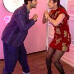 Rajkummar Rao Instagram - Monica Shehnaaz Monica Shehnaaz, kis pe dhyaan doon? 😜 Bohot maza aaya aapse baat karke and to dance with you on one of my favourite track 😍 Thank you for inviting me to your show, lots of love and best wishes ♥️✨ @shehnaazgill . #MonicaOMyDarling