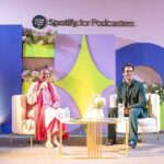 Rajkummar Rao Instagram - Spotify Podcasters’ Day 2023, an evening where we came together to celebrate the podcasting community and their stories. 🫶🏻 When it comes to great stories, who better than @rajkummar_rao to share his thoughts on the power of storytelling in a stellar interview with @barkha.dutt! So here’s to these amazing podcasters, the connections we create and amplifying voices 🙌🏼 #spotifypodcastersday2023