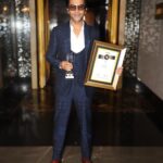 Rajkummar Rao Instagram - Truly humbled to receive The Times 40 under 40 Inspiring performer of the year Award. Gratitude 🙏❤️
