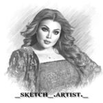 Rakhi Sawant Instagram - DM FOR THIS SKETCH ART😍 ONLY PAID ☺ SKETCH BNANE KE LIYE DM FAST
