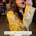 Rakhi Sawant Instagram - Rakhi sawant ne alag andaaz mai manaya karwachauth kiske saath dekhiye exclusive #rakhisawant #rakhi #adil