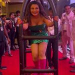 Rakhi Sawant Instagram - Rakhi Sawant strides in, owning the event in her own signature style. 😜😂 Never a dull moment with Rakhi! What's your favourite Rakhi moment? @rakhisawant2511 #StyleDiva #RakhiMoments #GulfGoodNews