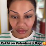 Rakhi Sawant Instagram - It’s “GAL”ENTINE’S day!🥰 #reels #rakhisawant #queenofcomedy #mimicry