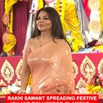 Rakhi Sawant Instagram - Rakhi Sawant Spreading Festive Joy and Bollywood Glamour at Durga Puja . . #rakhisawant #durgapuja #timesapplaud #bollywood #bollywoodsongs #rakhisawantfans Mumbai, Maharashtra