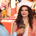 Rakhi Sawant Instagram - #RakhiSawant leaves no stone unturned to grab the limelight, After performing Umrah, Rakhi Sawant takes Devi Maa's Avatar and prays for peace in Gaza and also reacted on reverting to Islam.