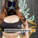 Rakhi Sawant Instagram - Rakhi Sawant spotted as Mask Woman!🤩 #rakhisawant #BollywoodNow #rajkundra #ut69 #bollywoodnews #celebupdates