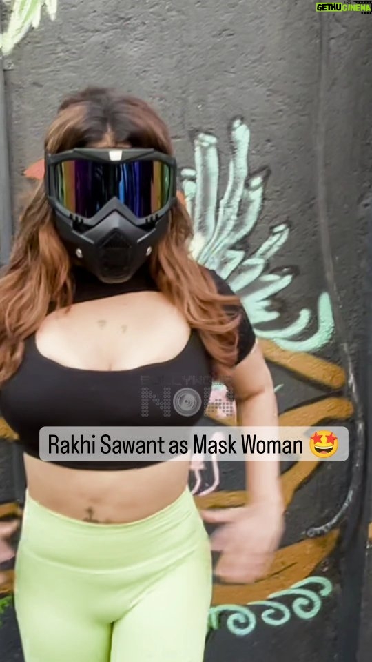 Rakhi Sawant Instagram - Rakhi Sawant spotted as Mask Woman!🤩 #rakhisawant #BollywoodNow #rajkundra #ut69 #bollywoodnews #celebupdates
