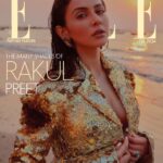 Rakul Preet Singh Instagram – #ELLEDigitalCoverStar: Rakulpreet Singh (@rakulpreet) exudes confidence with her signature, radiant smile, and poised demeanour, drawing you into a conversation. “Life isn’t just about work; it is about finding joy in the little things that bring me happiness.” It has been a fabulous run in the film industry for the actor, who has made her mark through unique and sensitive performances in box office spinners, including Aiyyari, De De Pyar De, Ayalaan, and I Love You. Add to that her lithe frame, radiant complexion and signature style that make her an Insta catnip for the paparazzi. Head to the 🔗 in the bio to read through our star’s cover story.
_____________________________________________
On @rakulpreet: The Gold Alizeh Jacket by @mahimamahajanofficial
_____________________________________________
Concept and Styling: @mahima9
Photographer: @kadamajay
Cover Design: @saaksh.i
Words by: @shilpimadan
Makeup: @im__sal
Hair: @aliyashaik28
Jewellery: @emeraldjewels.in, @shobhashringar 
PR credit: @spicesocial
_____________________________________________
#PartnerFeature #ELLEIndia #Bollywood #CoverStar #RakulPreetSingh