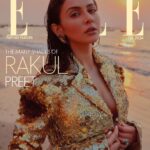Rakul Preet Singh Instagram - #ELLEDigitalCoverStar: Rakulpreet Singh (@rakulpreet) exudes confidence with her signature, radiant smile, and poised demeanour, drawing you into a conversation. “Life isn’t just about work; it is about finding joy in the little things that bring me happiness.” It has been a fabulous run in the film industry for the actor, who has made her mark through unique and sensitive performances in box office spinners, including Aiyyari, De De Pyar De, Ayalaan, and I Love You. Add to that her lithe frame, radiant complexion and signature style that make her an Insta catnip for the paparazzi. Head to the 🔗 in the bio to read through our star’s cover story. _____________________________________________ On @rakulpreet: The Gold Alizeh Jacket by @mahimamahajanofficial _____________________________________________ Concept and Styling: @mahima9 Photographer: @kadamajay Cover Design: @saaksh.i Words by: @shilpimadan Makeup: @im__sal Hair: @aliyashaik28 Jewellery: @emeraldjewels.in, @shobhashringar PR credit: @spicesocial _____________________________________________ #PartnerFeature #ELLEIndia #Bollywood #CoverStar #RakulPreetSingh