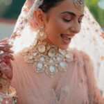 Rakul Preet Singh Instagram – We always dreamt of a fairytale wedding and Thankyouuuu @taruntahiliani for making that a reality .. you captured our personalities so beautifully through the essence of our outfits .. love and only love for you and your team 💕 special mention to mansha for all the warmth she gave us and our families 💕💕

#ttfamily