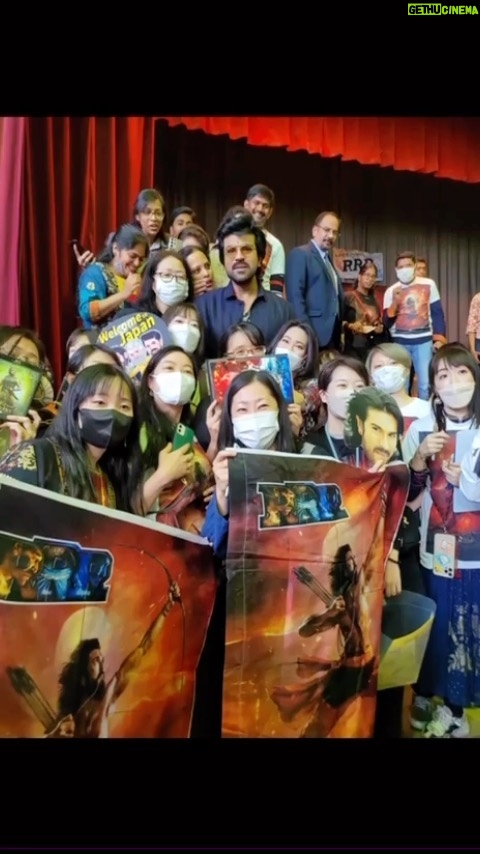 Ram Charan Instagram - Together we rock!! Thank u for all the love Japan !!🇯🇵⭐️