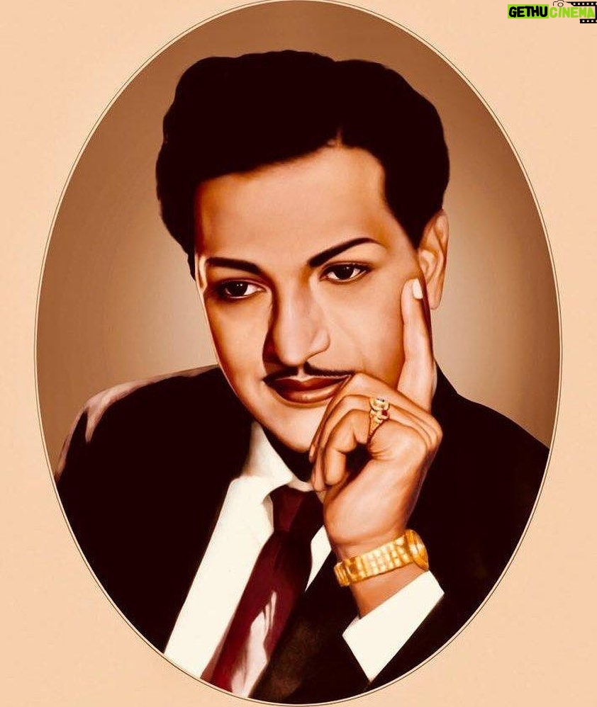 Ram Charan Instagram - Today marks the birth centenary of Indian cinema’s pride, our Nandamuri Taraka Rama Rao garu. 🙏 Remembering the legend who inspired millions to not only watch cinema but also be a proudly part of it!🙏🙏