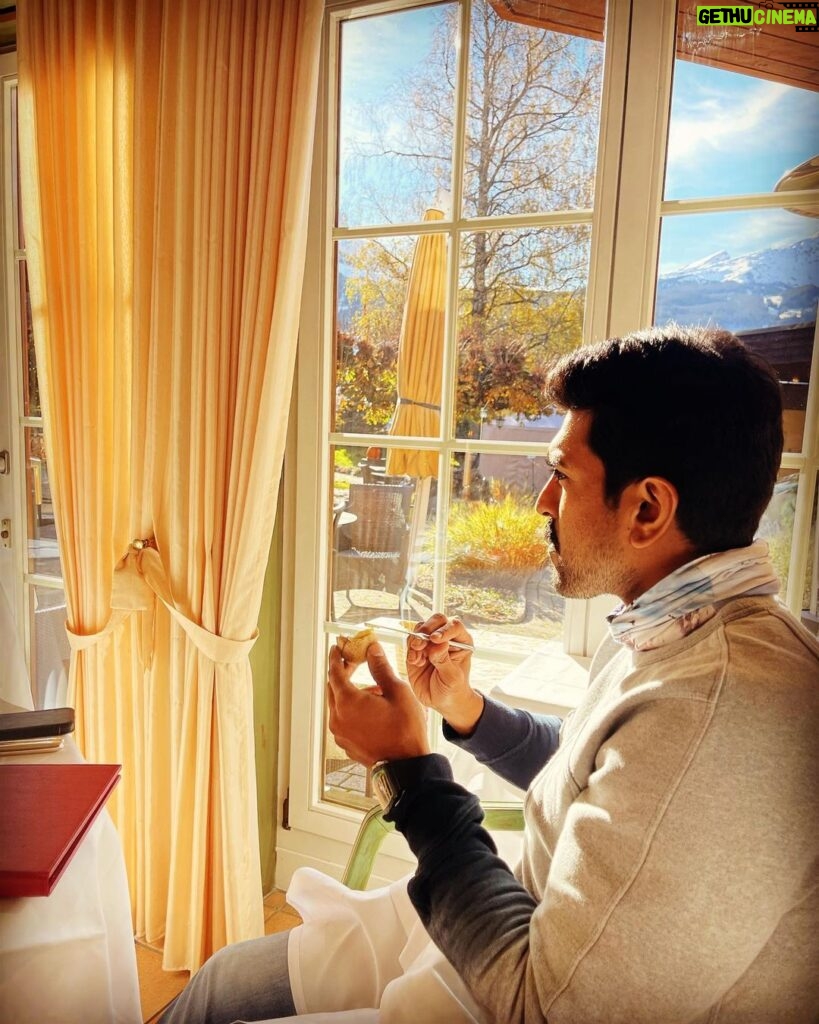 Ram Charan Instagram - @upasanakaminenikonidela holiday on my mind too 🙄!! But has to waitttttttt…… As #RC15 Vizag 🔥☀️rolling!!