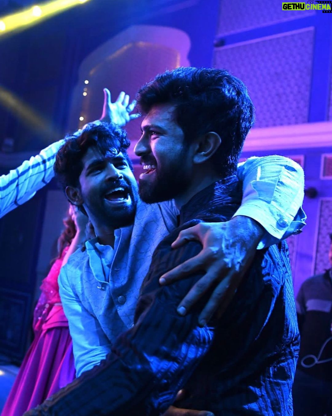 Ram Charan Instagram - Happy birthday @sskarthikeya🤗❤️.My go to person, my number one problem solver & one of the main pillars behind Rajamouli Garu’s RRR .