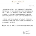 Ram Charan Instagram -