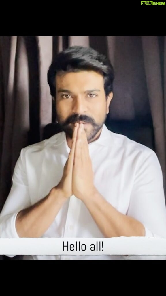 Ram Charan Instagram - Wear a mask and get vaccinated when available! Let’s #StandTogether to stop the spread and save the country from #COVID19.