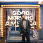 Ram Charan Instagram - Thank you so much for having me on the show @abcgma3 I had an amazing time… and a lovely conversation with @thestephanieramos @demarcomorgan, @drjashton & the entire team! ❤️ Thanks to all the fans who were waiting outside with love 🙏🏼❤️
