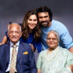 Ram Charan Instagram - Happy 90th birthday to our beloved Thatha 🤗 visionary & inspiring Founder Chairman of The Apollo Hospitals Group, Dr. Prathap C. Reddy! We celebrate your legacy with immense gratitude for all that you have done for us. You have touched so many lives with your warmth, wisdom & generosity. Wishing you good health & many more years of leadership & innovation! Thank you @avigowariker for this priceless pic #HappyBirthdayDrReddy #ApolloHospitals #90YearsYoung" #LoveYouAlways"